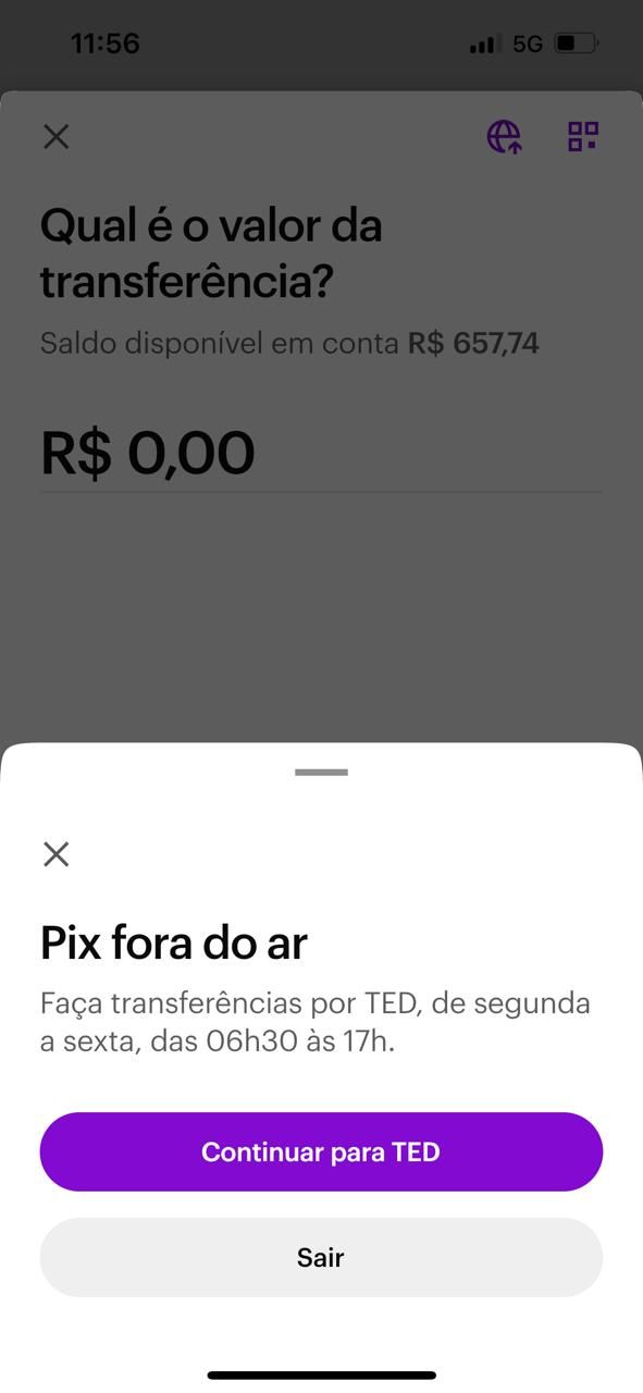 causas instabilidade pix fevereiro 2026