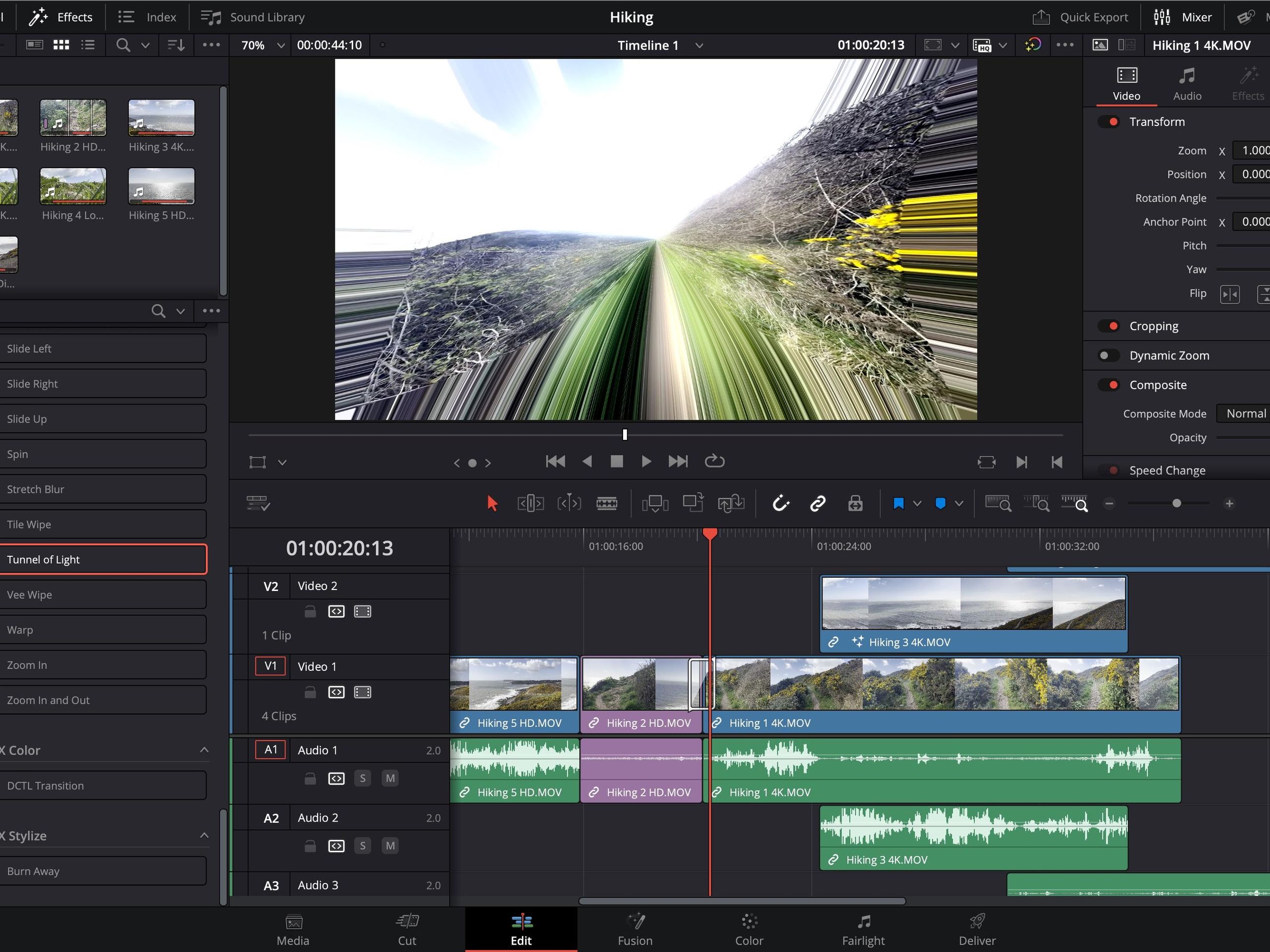 configuração ideal da vinci resolve