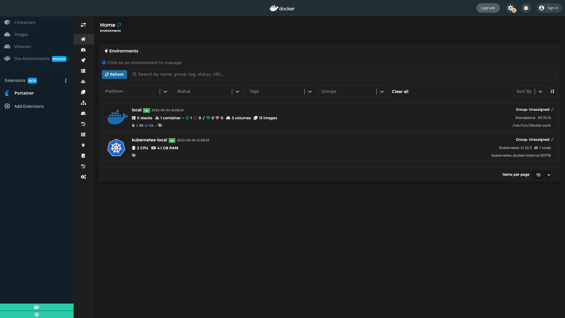 Como instalar o Portainer CE no Docker