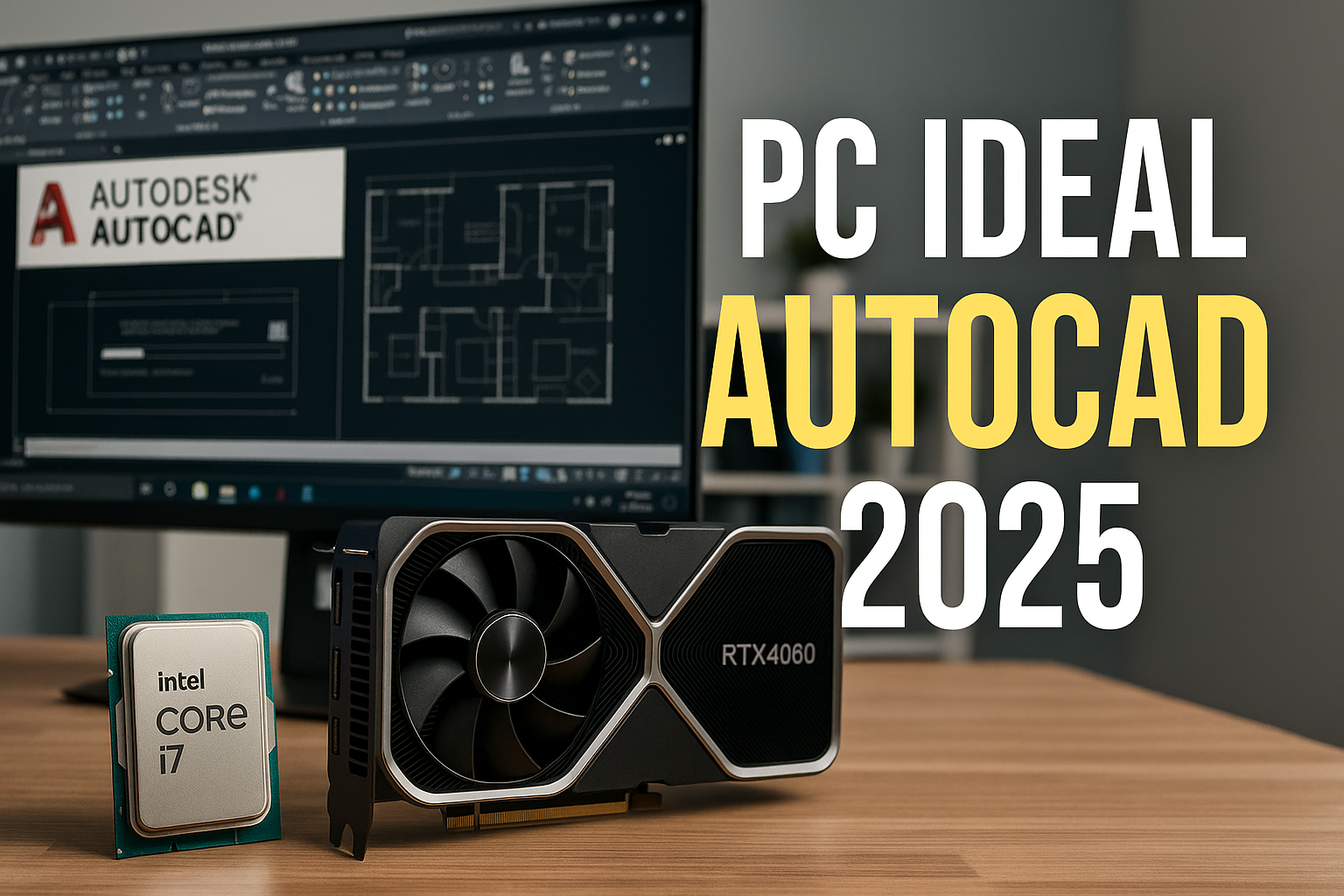 RAM e GPU
4. AutoCAD 2026: Qual Processador Escolher para 2D e 3D?
5. Otimizando seu PC para AutoCAD: Fatores Cruciais de Performance