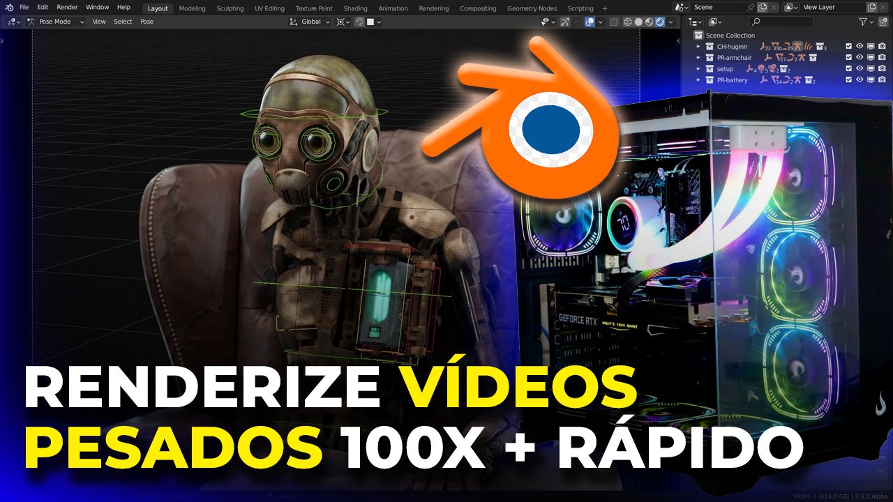 processador para edição de vídeo de DIY e artesanato