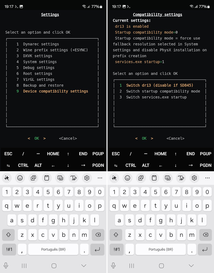 processador para rodar android no pc