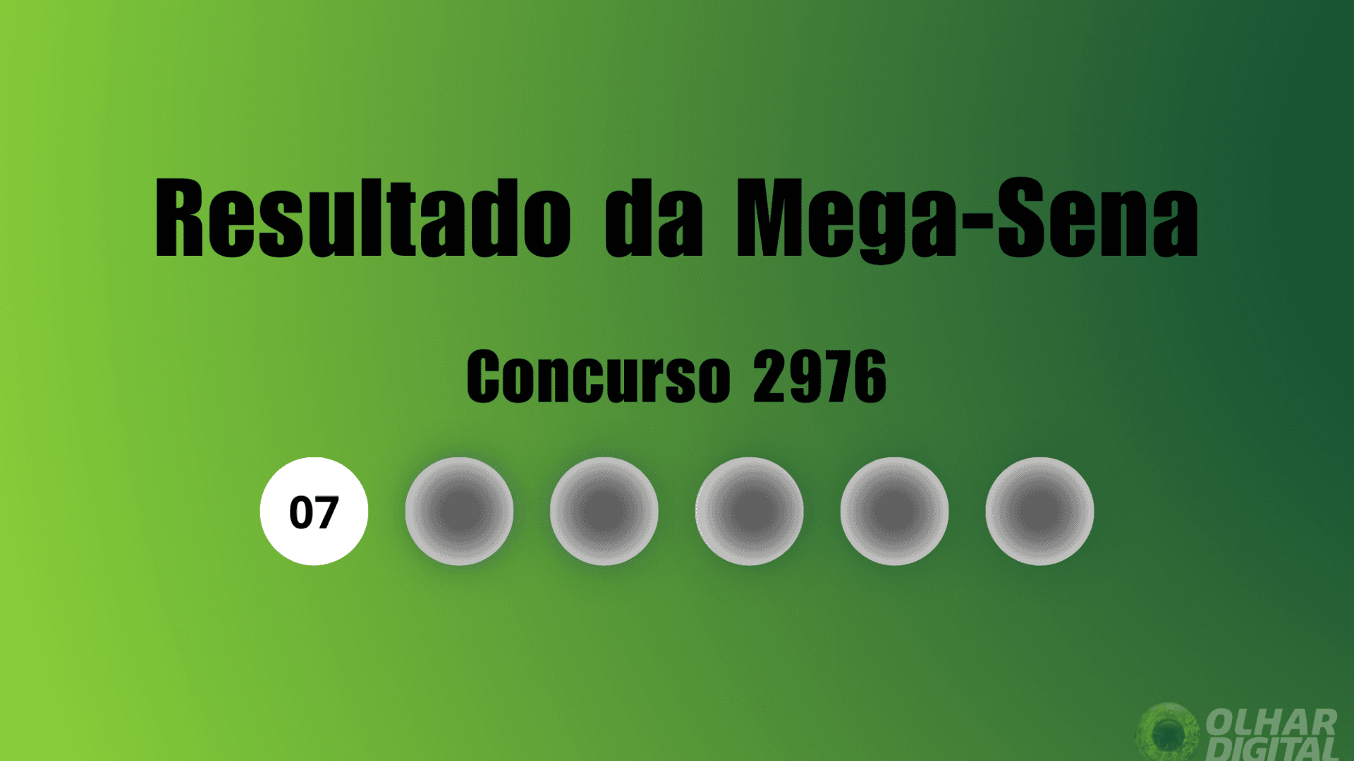 qual o resultado da mega sena