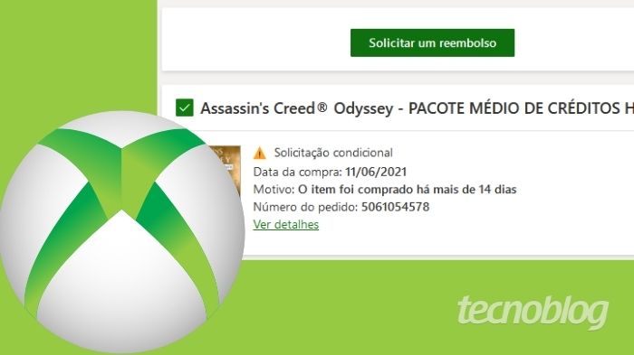 reembolso xbox