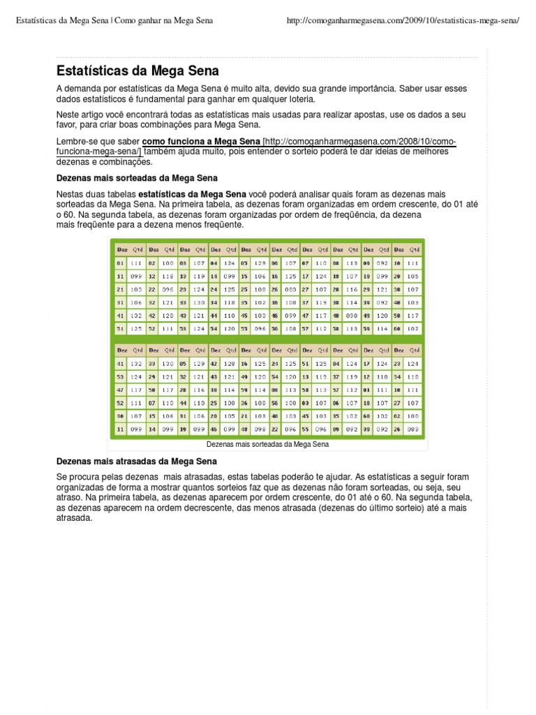 Como aumentar suas chances de ganhar na Mega-Sena?