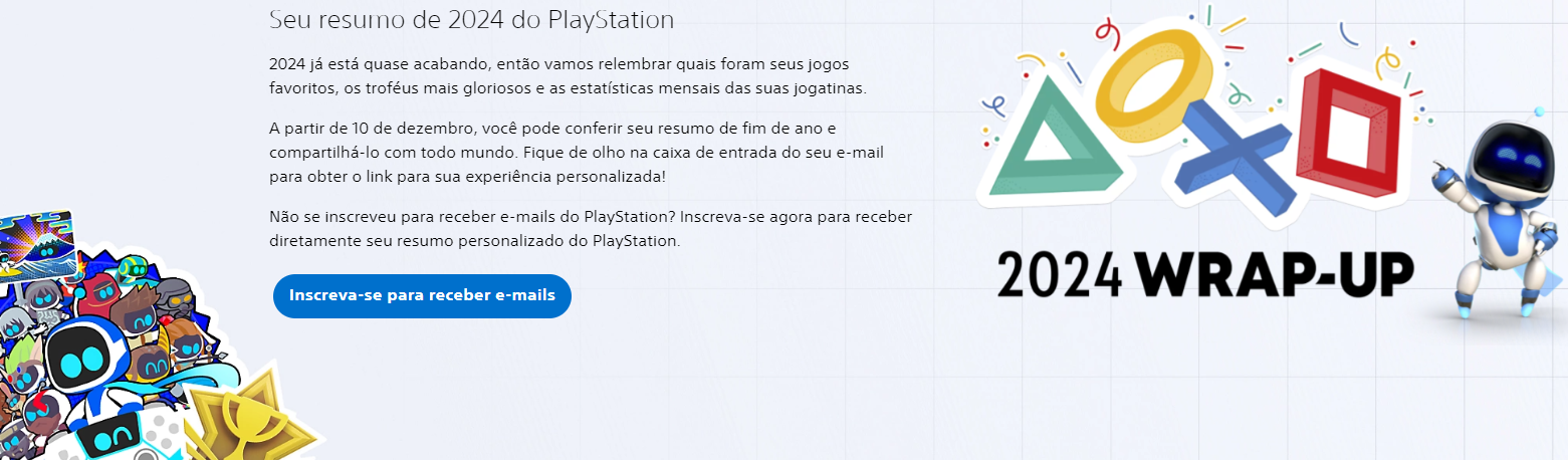 Guia completo das recompensas do PlayStation Wrap-Up 2024