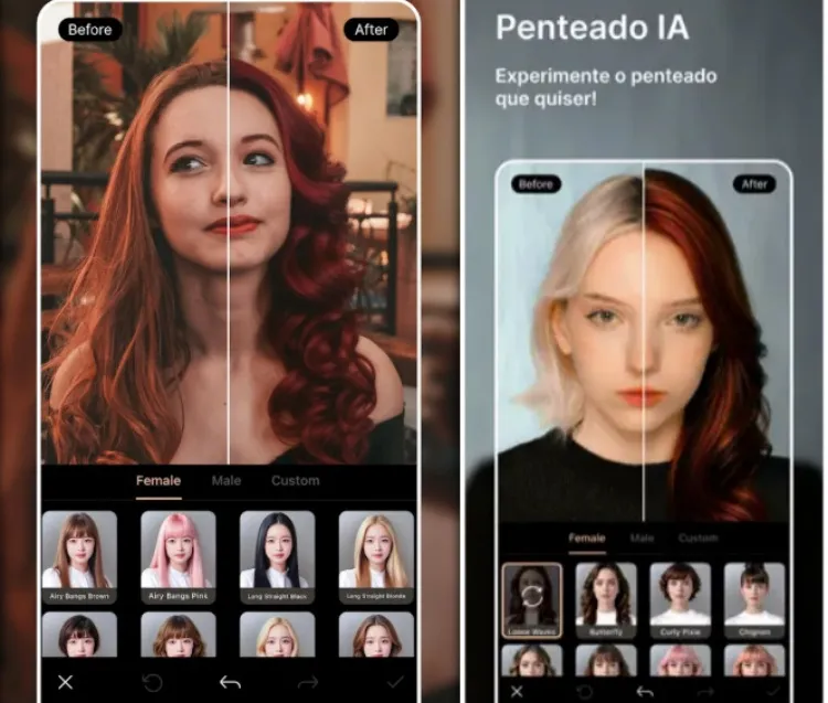 simulador de corte de cabelo para cabelo cacheado