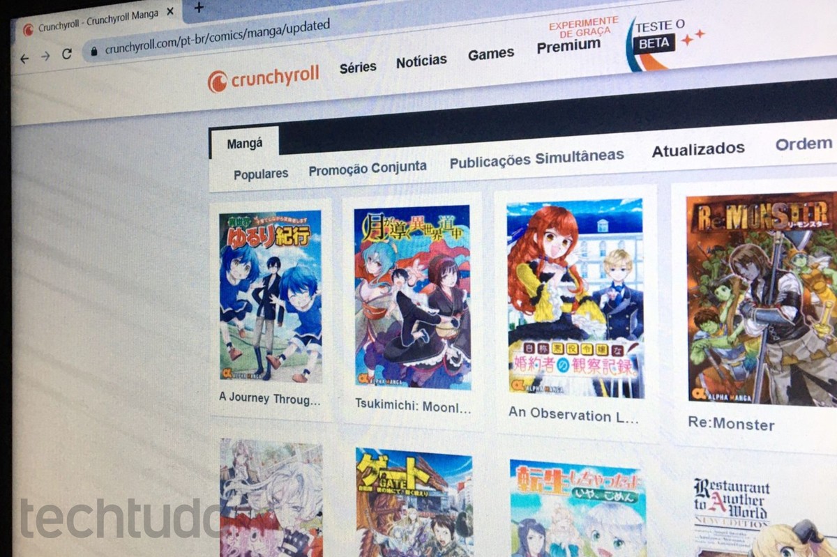 onde ler mangá online grátis
