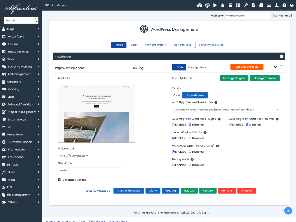Maximizando a Segurança: Backups Automáticos com Softaculous