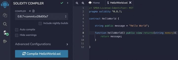 solidity para que serve