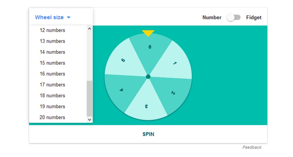 simulador de spinner google