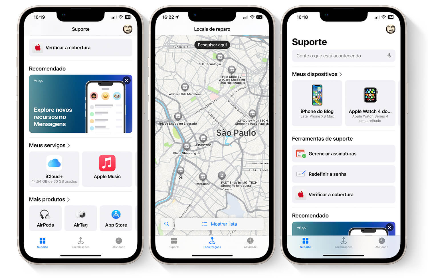 erros comuns ao contatar suporte apple