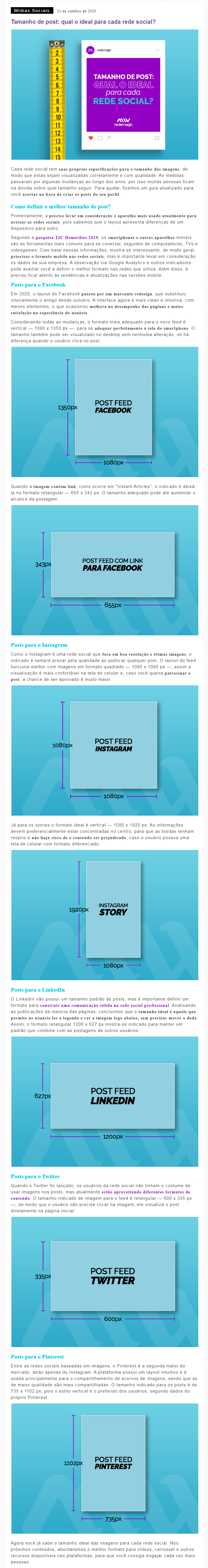 5 ideias de títulos