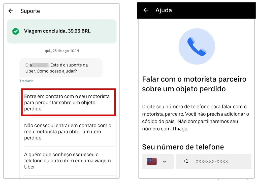 Guia completo: Como usar o 'Ajuda' do aplicativo Uber