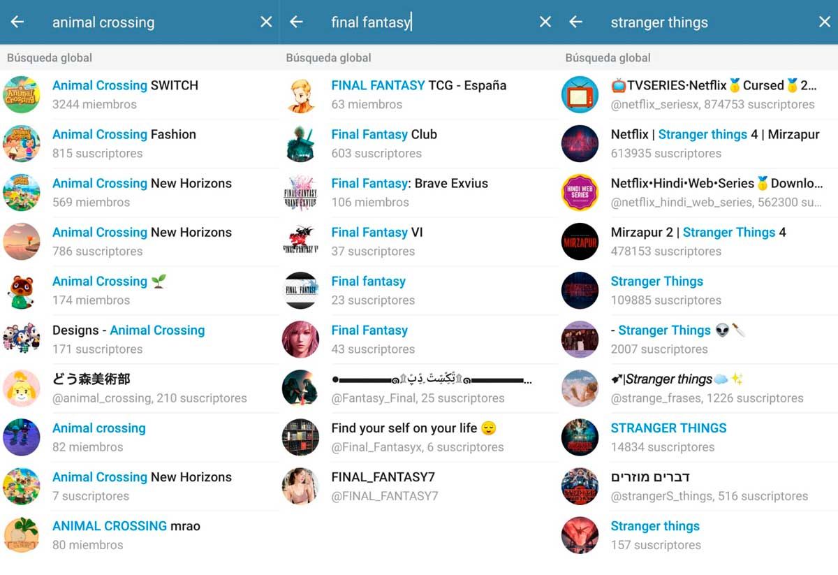 telegram grupo privado