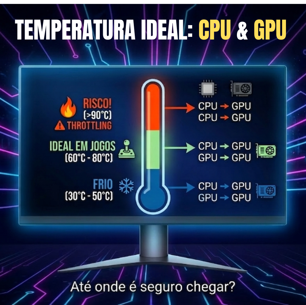 temperaturas ideais cpu gpu