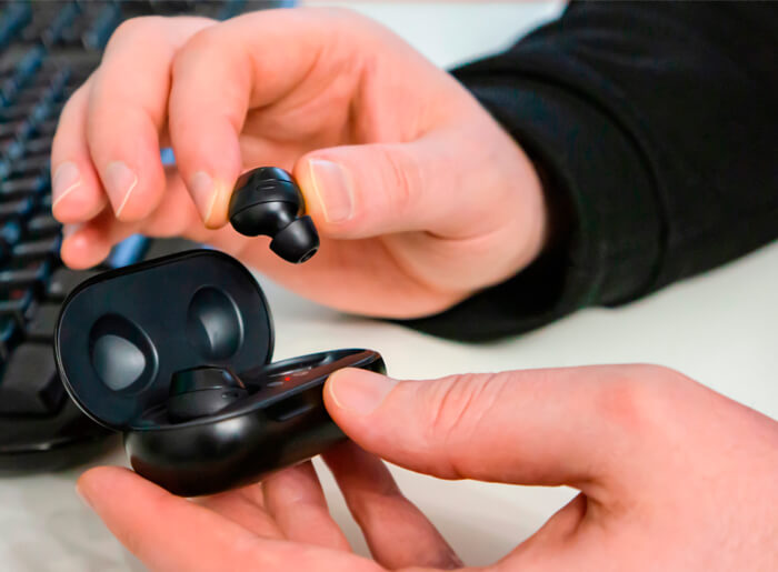 tipo de fone de ouvido