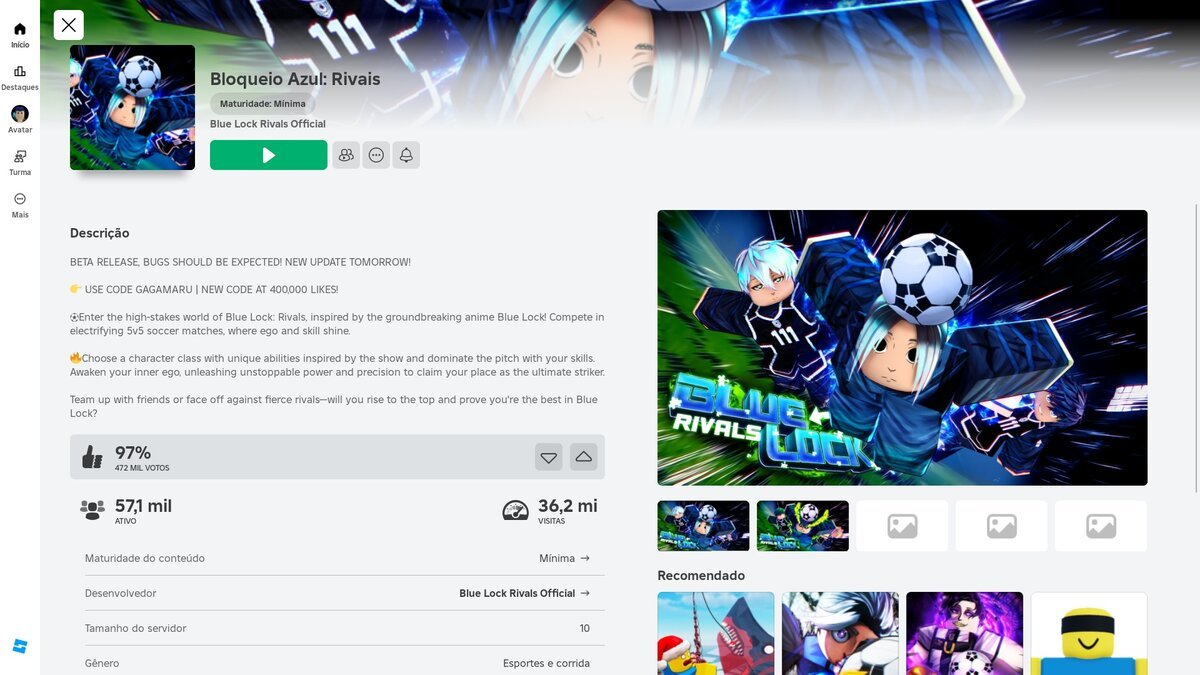 Estratégias para iniciantes em Blue Lock Rivals Roblox