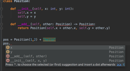 type hints em python
