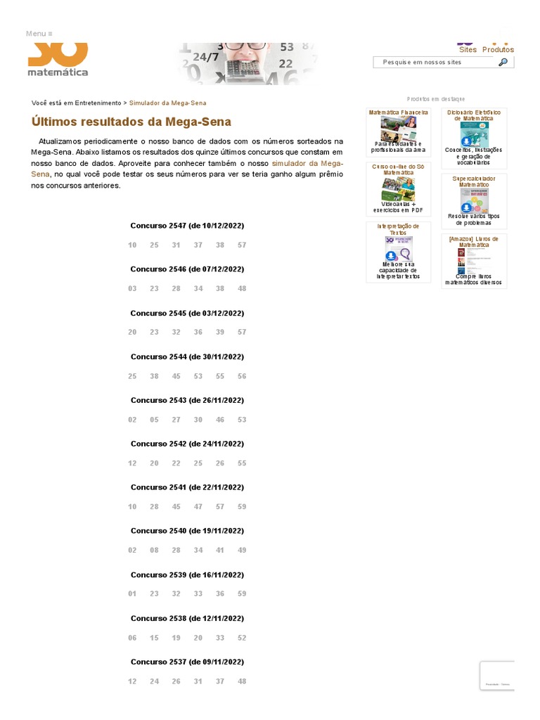1. Como conferir o resultado da Mega-Sena 2997.
2. Análise das dezenas sorteadas no concurso 2997.
3. O que fazer quando a Mega-Sena acumula?
4. Guia completo para apostar na Mega-Sena online.
5. Frequência das dezenas sorteadas na Mega-Sena.