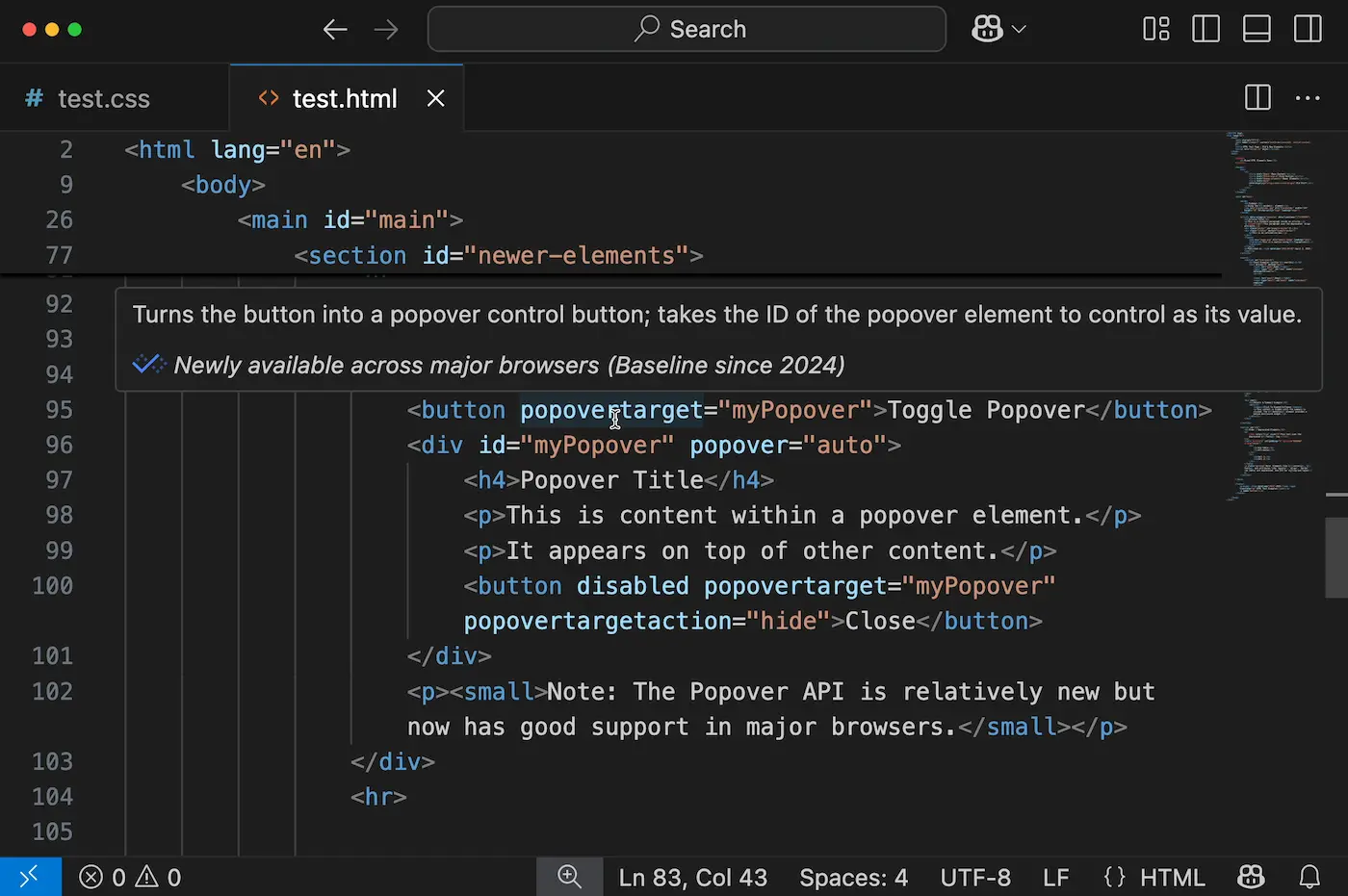 visual studio code na web
