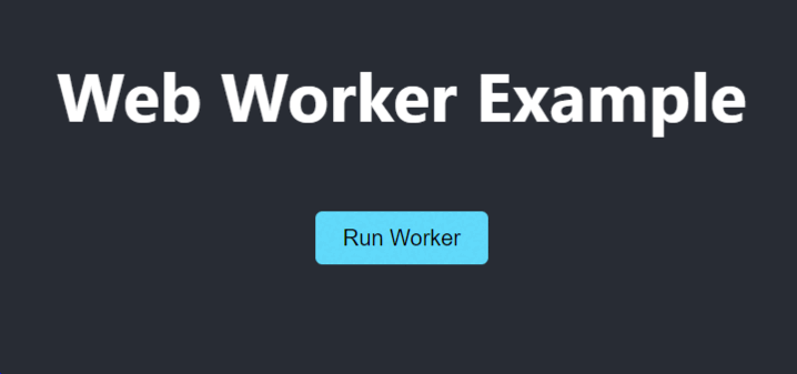 web workers para processamento em background